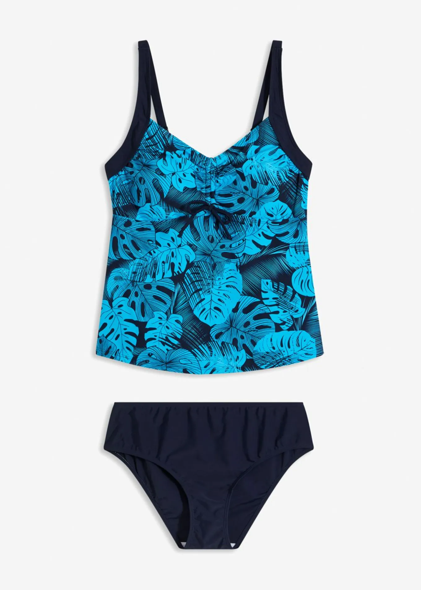 Tankini (2 piezas) con fruncido