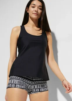 Tankini (3 piezas) con sujetador bustier