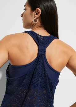 Tankini (2 piezas) de encaje