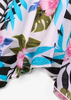Tankini (2 piezas) de malla estampado