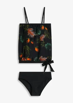 Tankini bandeau (2 piezas) con tirantes multiposición