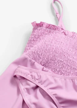 Tankini bandeau con nido de abeja (2 piezas)