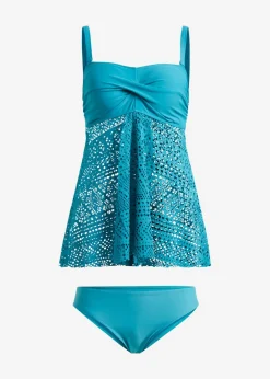 Tankini bandeau largo (2 piezas)