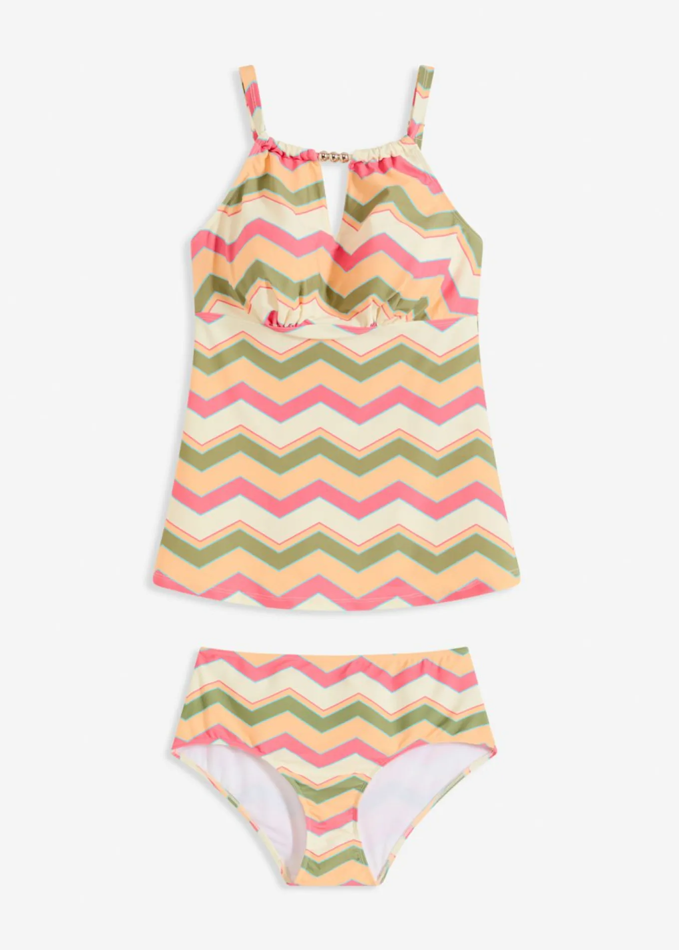 Tankini con abertura (2 piezas)