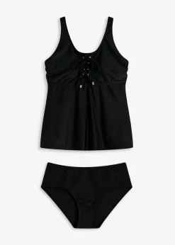 Tankini con cordones (2 piezas)