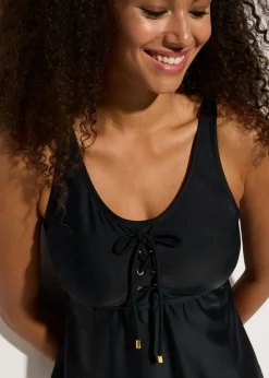 Tankini con cordones (2 piezas)