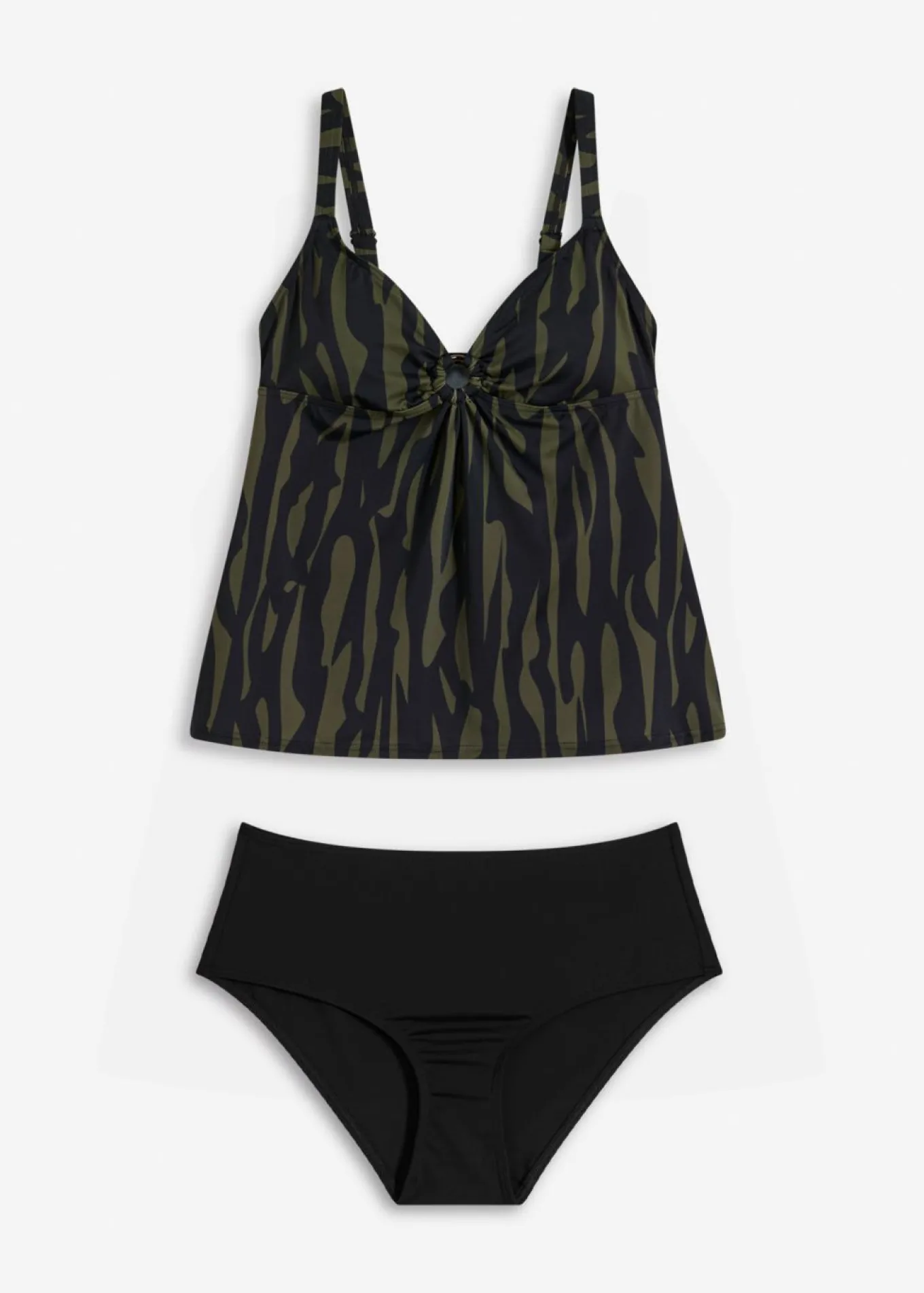 Tankini con detalle de anilla (2 piezas)