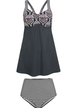 Tankini largo (2 piezas) con braguita high waist