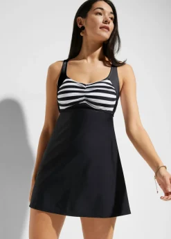 Tankini largo (2 piezas) con braguita high waist