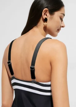Tankini largo (2 piezas) con braguita high waist