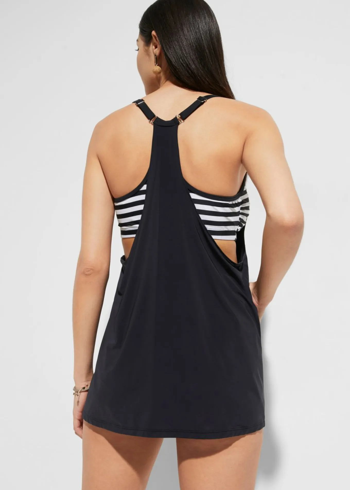 Tankini largo (2 piezas) con look a capas