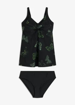 Tankini largo con escote en V (2 piezas)