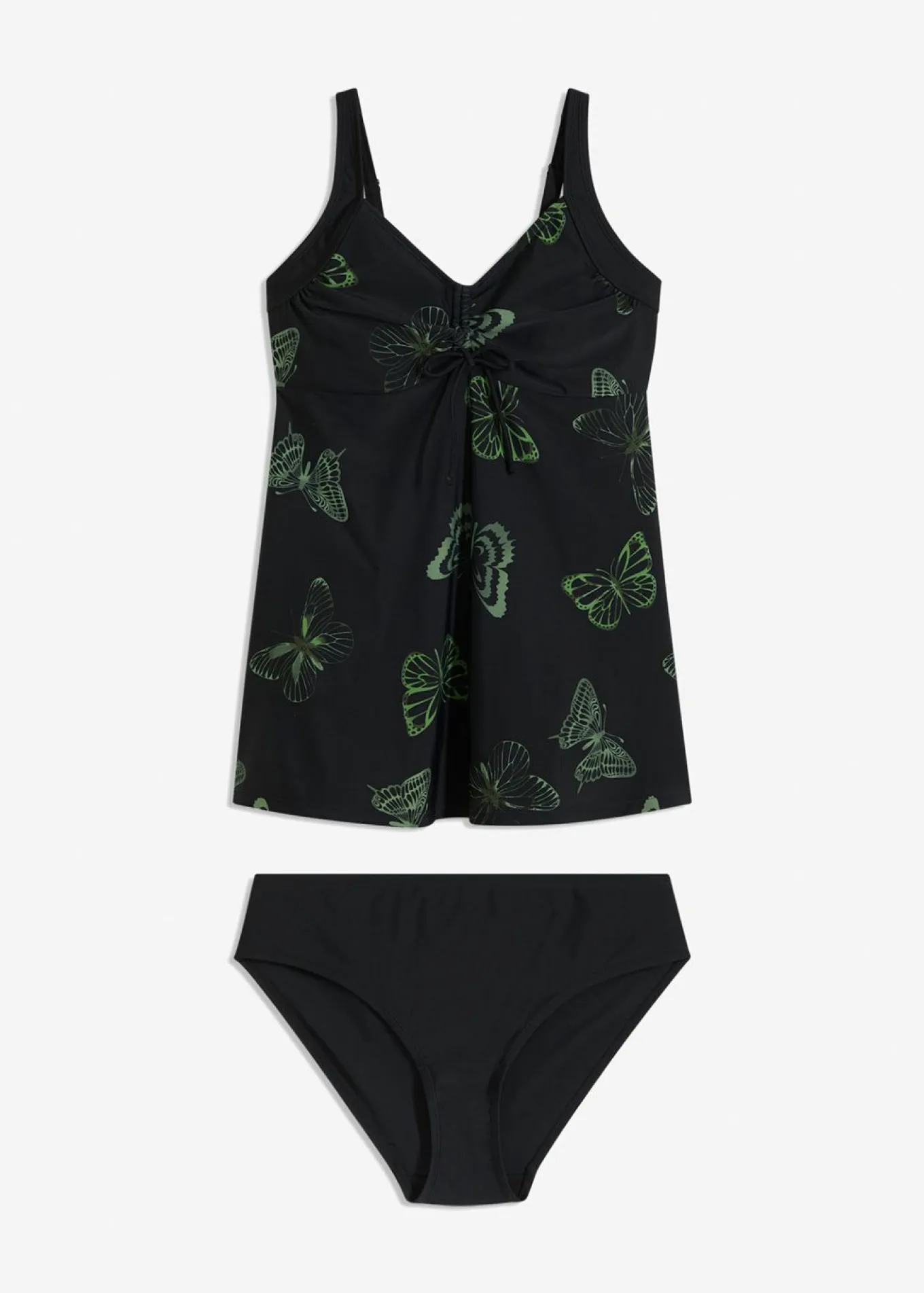 Tankini largo con escote en V (2 piezas)