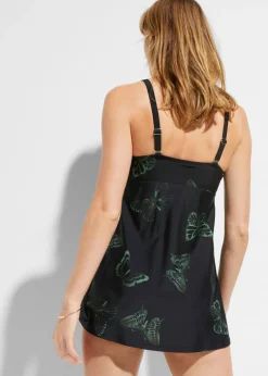 Tankini largo con escote en V (2 piezas)