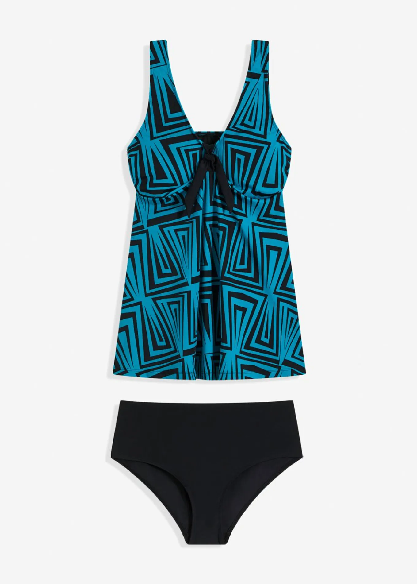 Tankini largo con tirantes anchos (2 piezas)