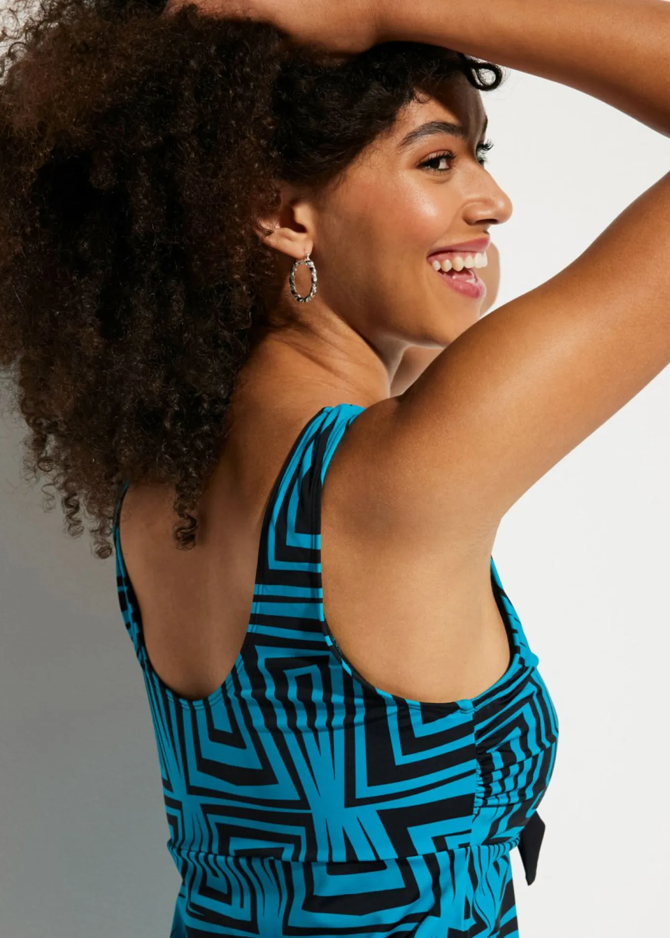 Tankini largo con tirantes anchos (2 piezas)