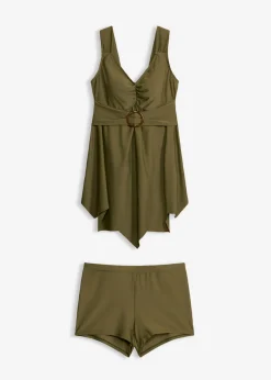Tankini largo con tirantes anchos (2 piezas)