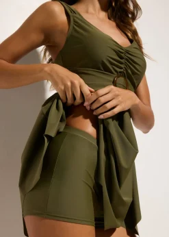 Tankini largo con tirantes anchos (2 piezas)