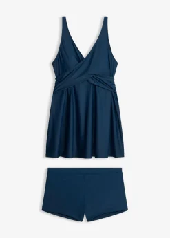 Tankini largo (2 piezas) con escote en V