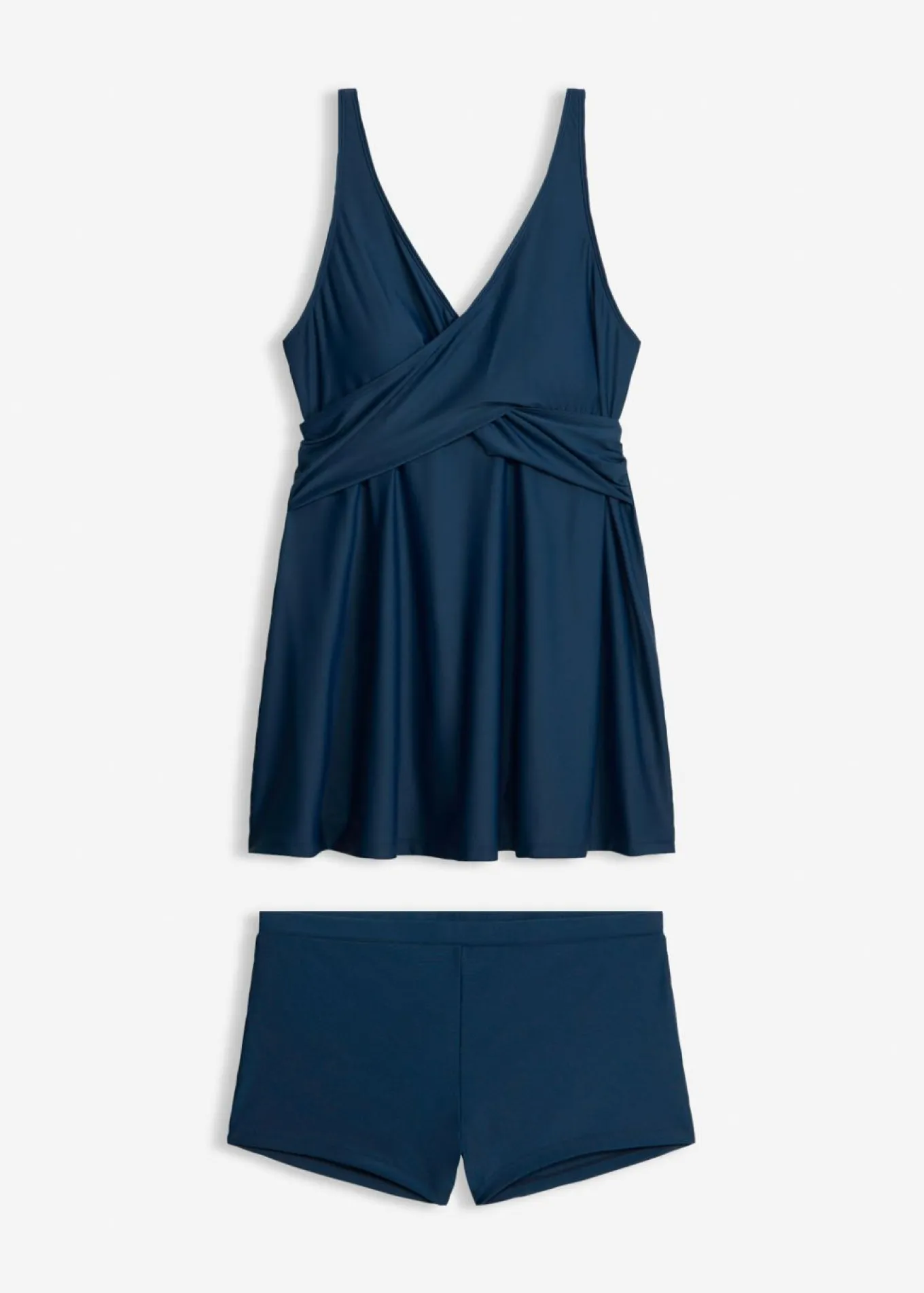 Tankini largo (2 piezas) con escote en V