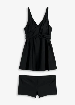 Tankini largo (2 piezas) con escote en V