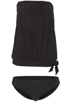 Tankini oversize con tirantes desmontables (2 piezas)