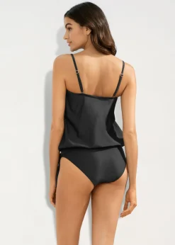 Tankini oversize con tirantes desmontables (2 piezas)
