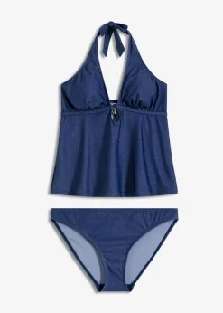 Tankini (2 piezas) con aspecto vaquero