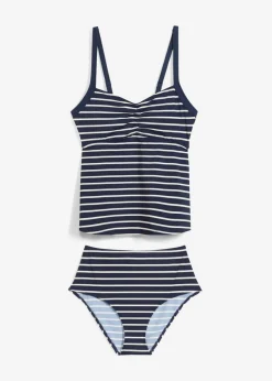 Tankini (2 piezas) con cordón