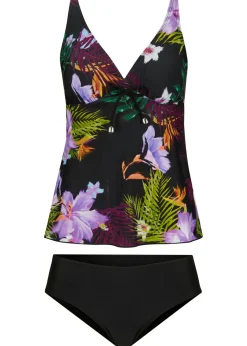 Tankini (2 piezas) con escote en V