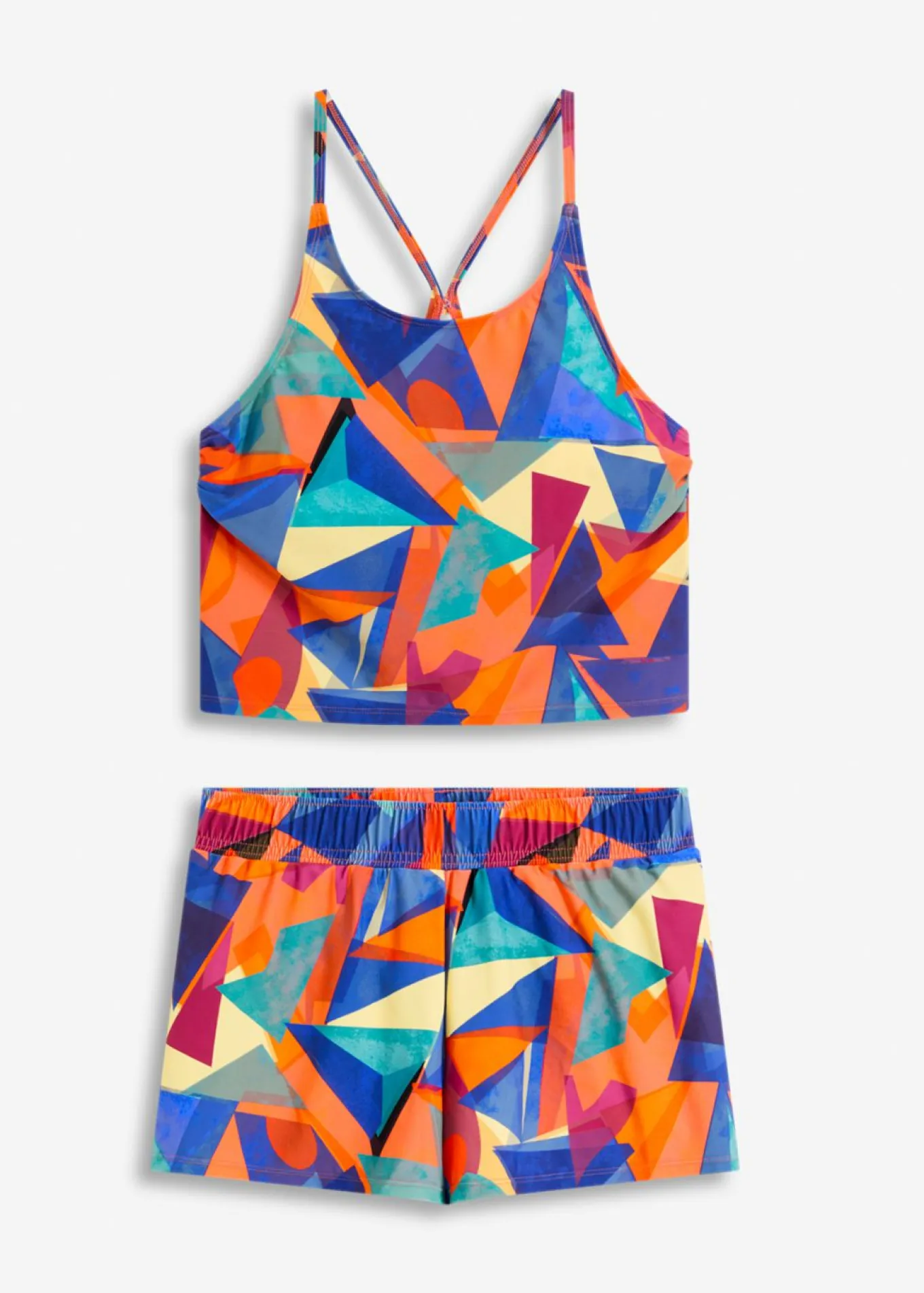 Tankini (2 piezas) con pantalón corto