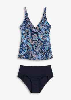 Tankini (2 piezas) con pequeño cordón