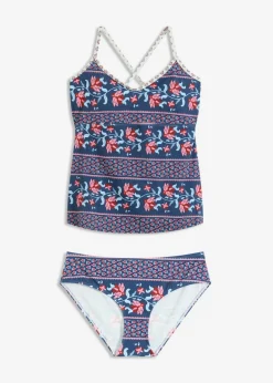 Tankini (2 piezas) con tirantes cruzados