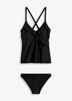Tankini (2 piezas) con volante