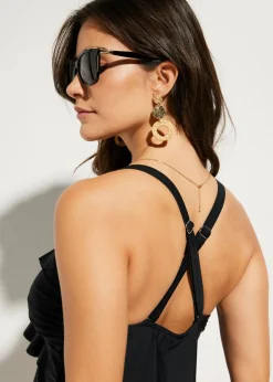 Tankini (2 piezas) con volante