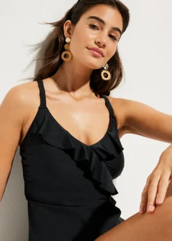 Tankini (2 piezas) con volante