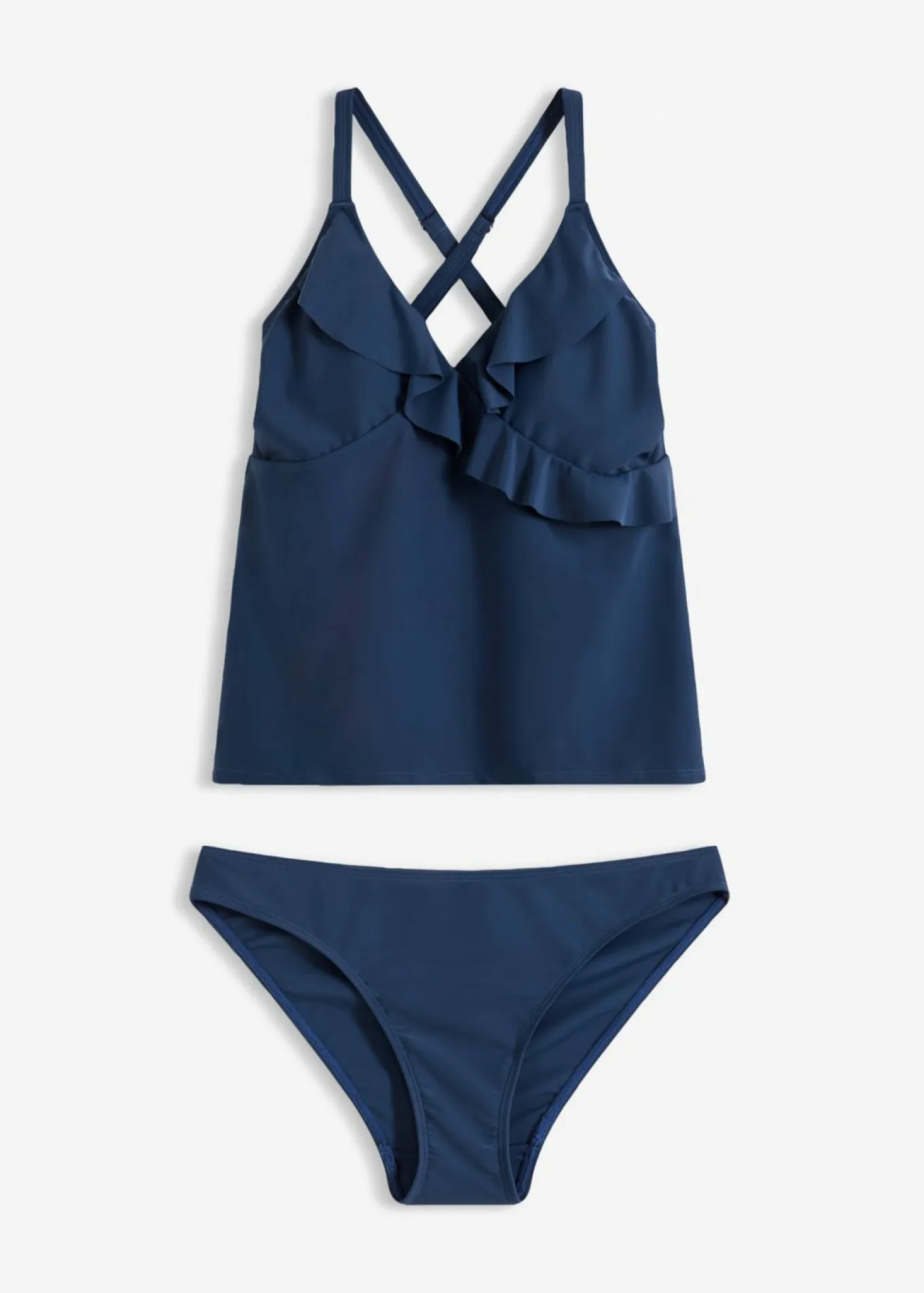Tankini (2 piezas) con volante