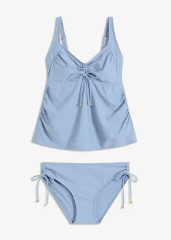 Tankini premamá (2 piezas) con cinta para anudar