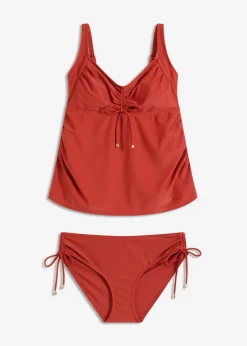 Tankini premamá (2 piezas) con cinta para anudar