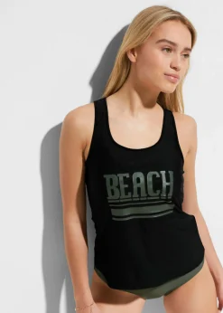 Tankini y sujetador (3 piezas)