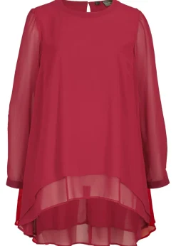 Túnica larga asimétrica