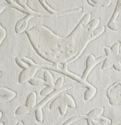 Toalla de mano de algodón con estructura en relieve