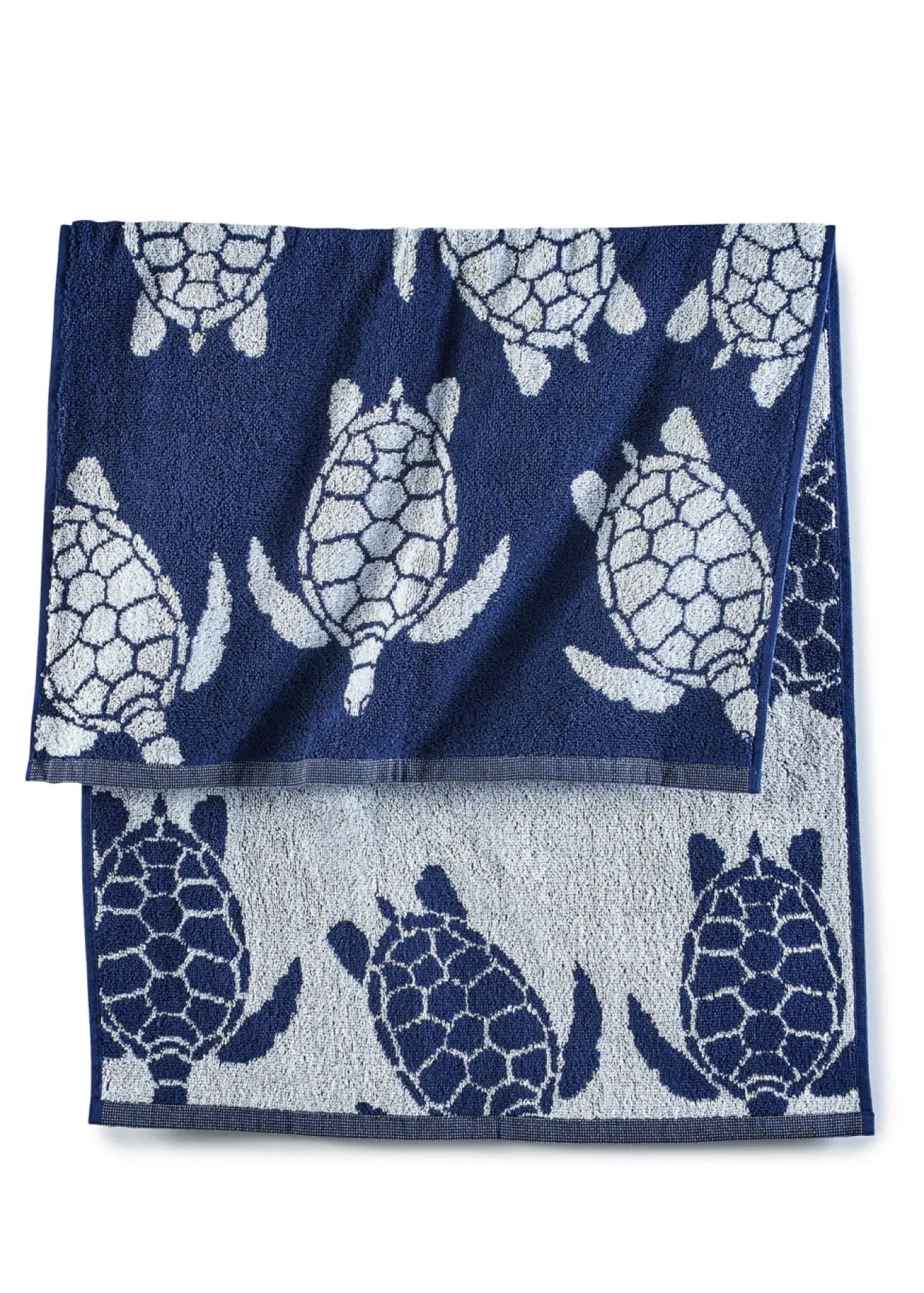 Toalla de mano de algodón con diseño de tortugas