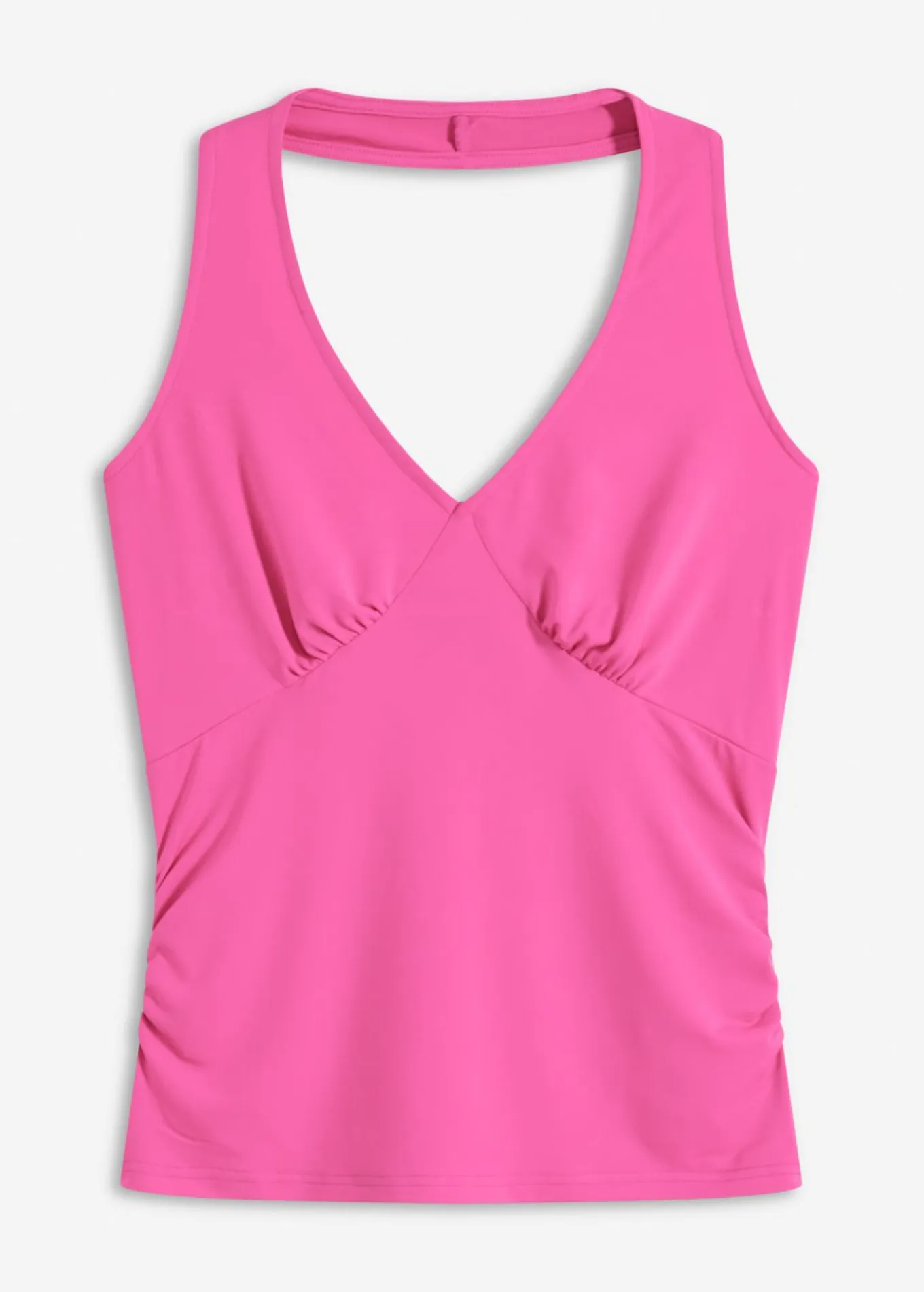 Top con cuello halter y escote pronunciado