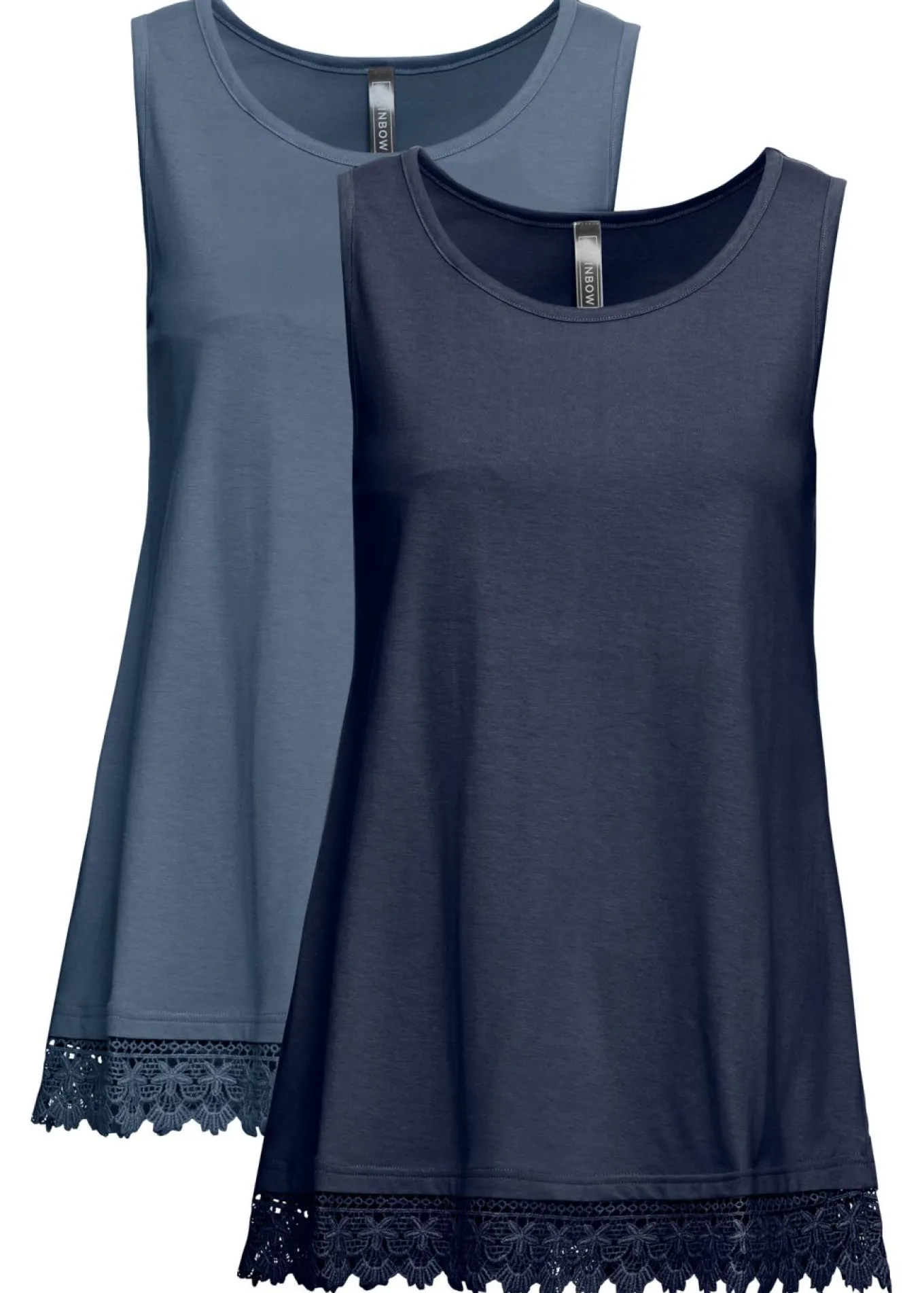 Top con encaje (2 unidades)
