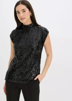 Top con lentejuelas