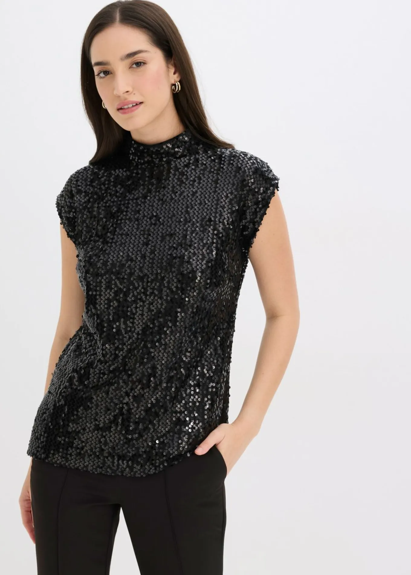 Top con lentejuelas
