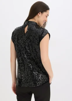 Top con lentejuelas