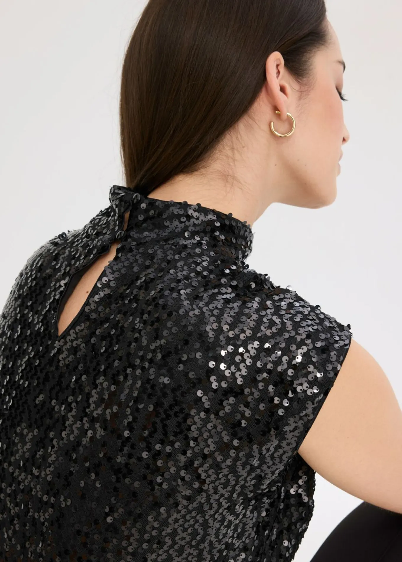 Top con lentejuelas
