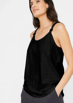 Top de algodón con detalle de nudo